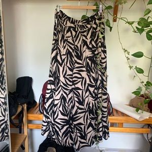 Free People Wide Print Pants